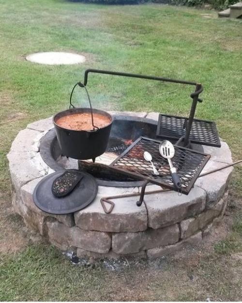 Очаги на участках - обычные и не очень. 04