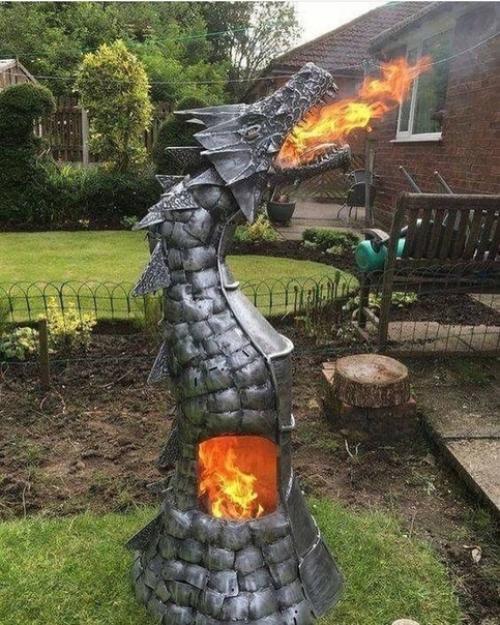 Очаги на участках - обычные и не очень.