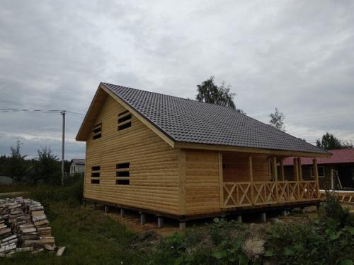 Дом из лунного профилированного бруса 150 мм, площадь 189 кв. 03