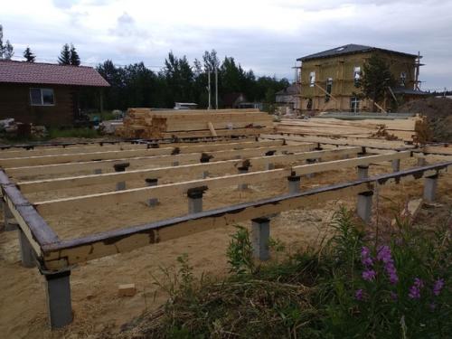 Дом из лунного профилированного бруса 150 мм, площадь 189 кв.