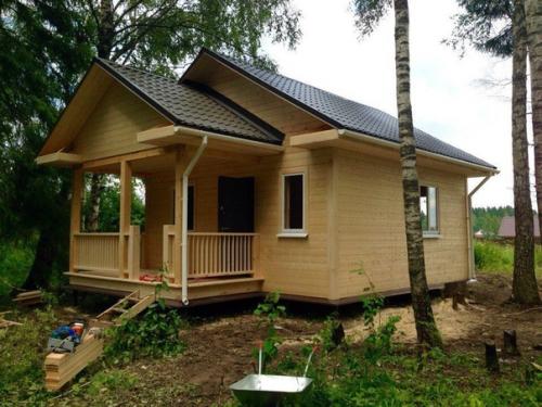 Каркасник на свайном фундаменте, параметры 6 х 7. 08