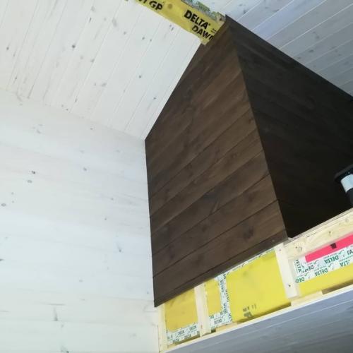 Процесс внутренней отделки имитацией бруса. 03