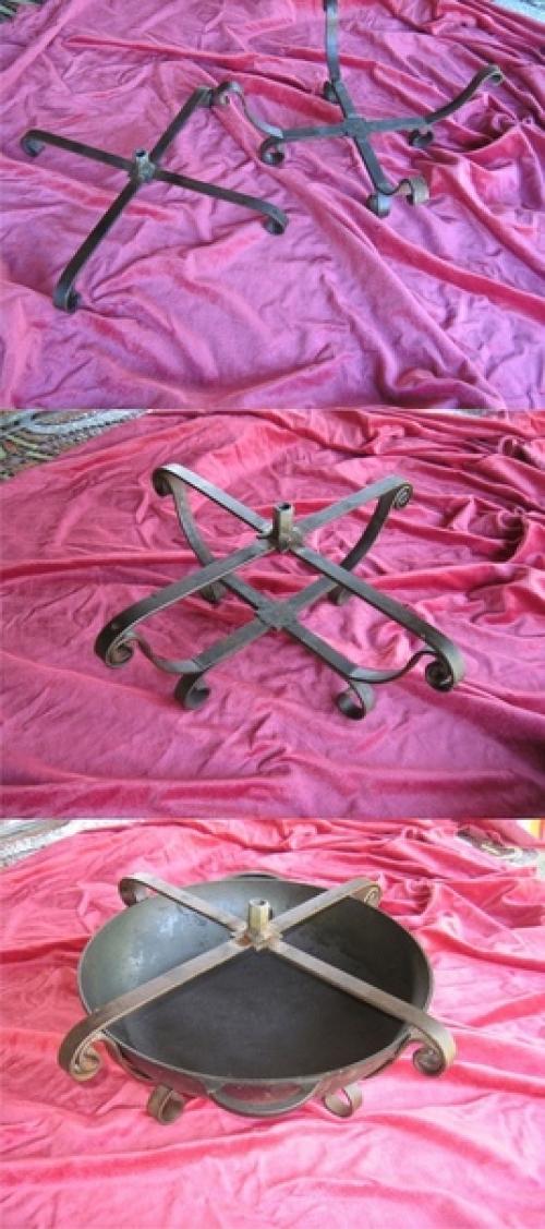 На даче сделал удобную Ёлочку для тандыра.