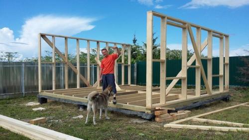 Дачный дом в два этажа 6. 0 х 6. 0, который построил сам. 01