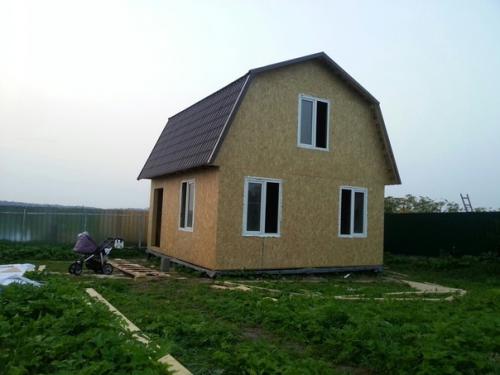 Дачный дом в два этажа 6. 0 х 6. 0, который построил сам. 05