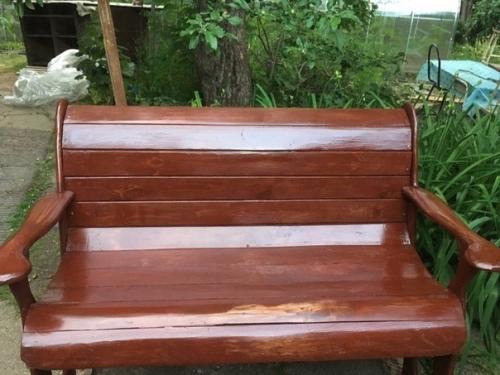 Скамейку для любимой тёщи состряпал. 03