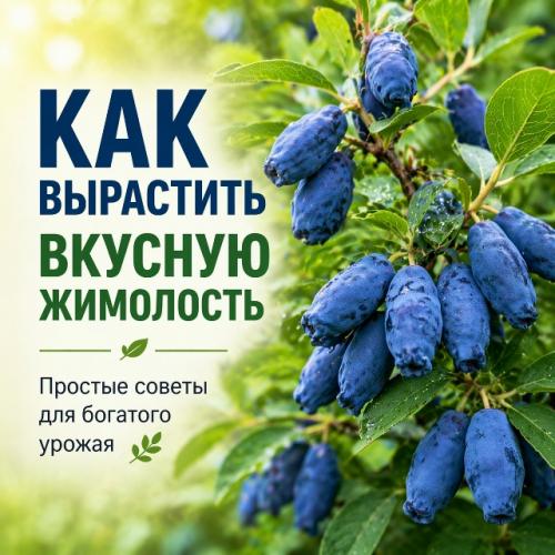 Как вырастить вкусную жимолость.
