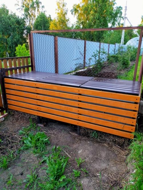 Здравствуйте, сделал компостный ящик, два выходных и четыре вечера.