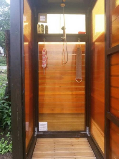 Летний дачный душ своими руками. 02