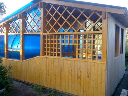 Была задумка - крытая беседка с бассейном. 04