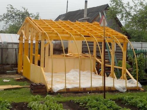 Была задумка - крытая беседка с бассейном. 02