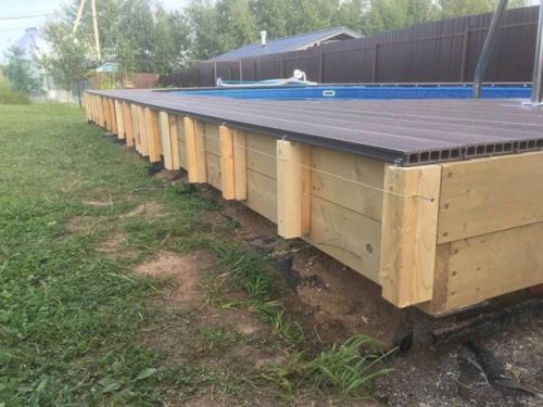 Построили пару лет назад бассейн на даче, о котором давно мечтали. 06