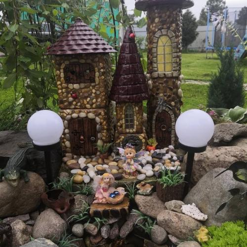 Всем привет!  Делюсь своей идеей для украшения сада.