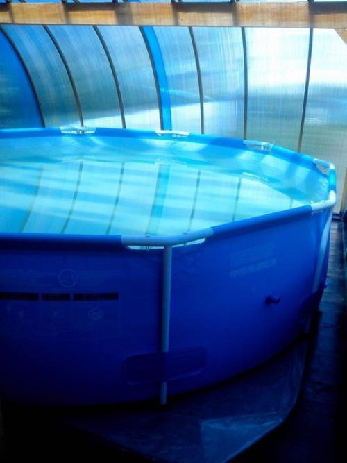 Была задумка - крытая беседка с бассейном. 05