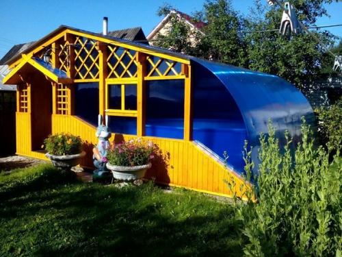 Была задумка - крытая беседка с бассейном. 07