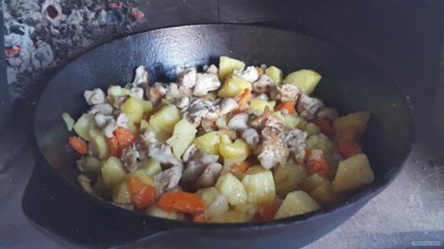 Своими руками построил помпейскую печь на даче. 05