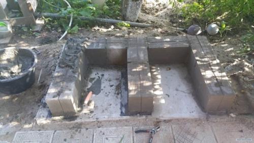 Своими руками построил помпейскую печь на даче. 01