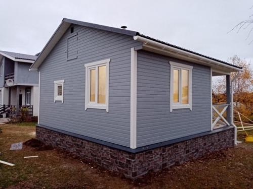 Каркасная баня 6 х 6 в солнечногорском районе. 02