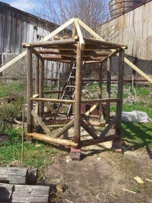 Как вам такая беседка - летняя кухня? 
