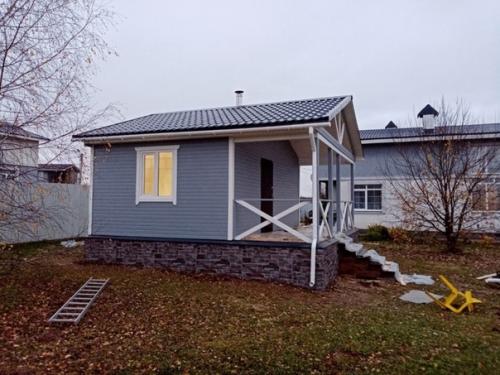 Каркасная баня 6 х 6 в солнечногорском районе. 01