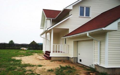 Каркасный дом с гаражом для дачного проживания, площадь 143 кв. 03