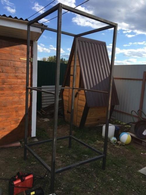 Самый простой вариант летнего душа. 01