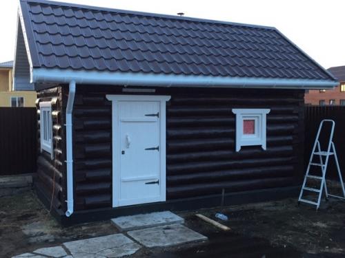 Хоть и небольшая банька, но классная. 08