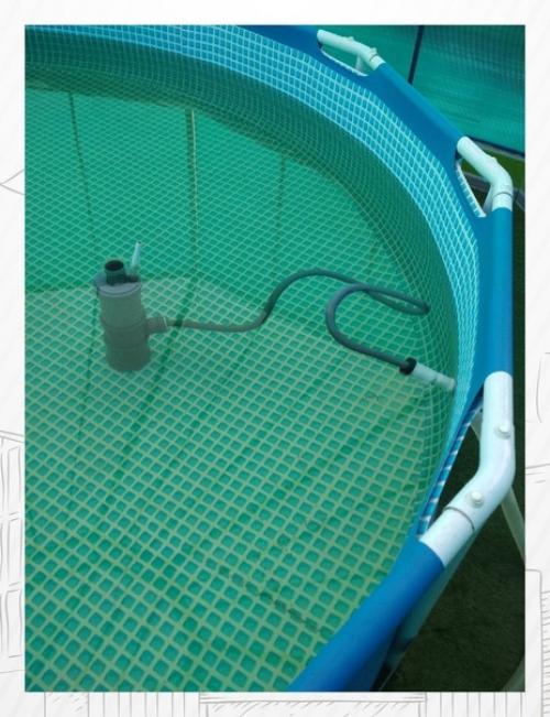 Укрытие для бассейна из поликарбоната сделал. 04