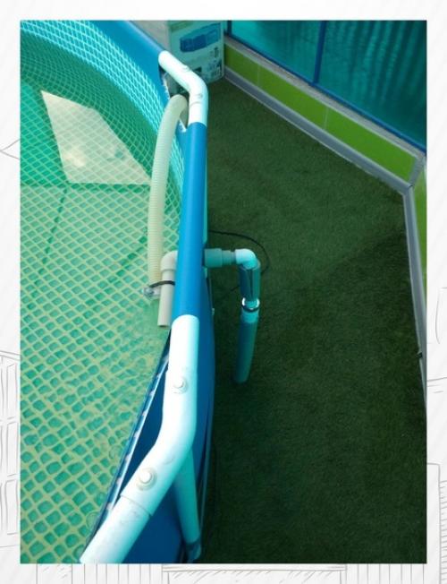 Укрытие для бассейна из поликарбоната сделал. 03