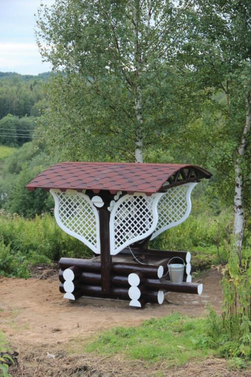 Своими руками вот такой колодец сделал. 07