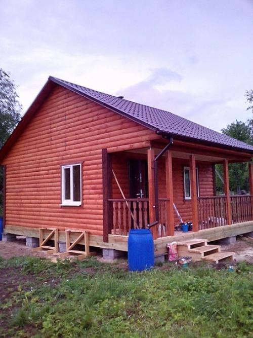 Построили небольшой дачный дом на участке - делюсь с вами фото. 04