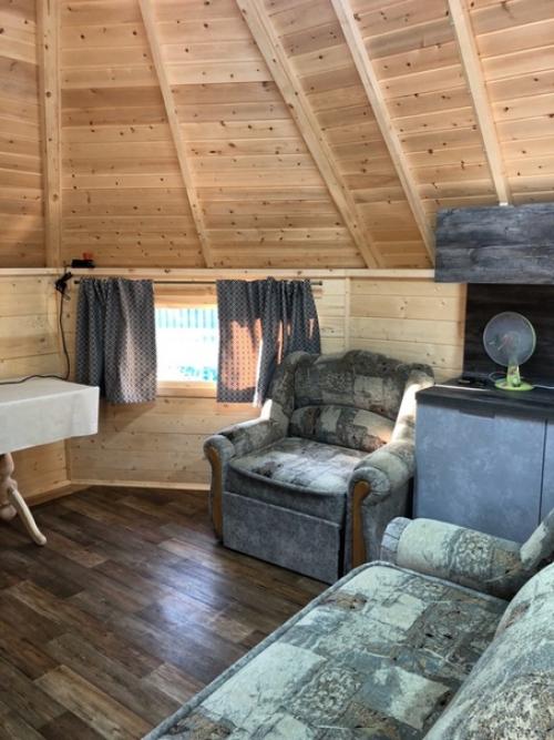 Наш небольшой дачный купольный дом - интерьер. 03