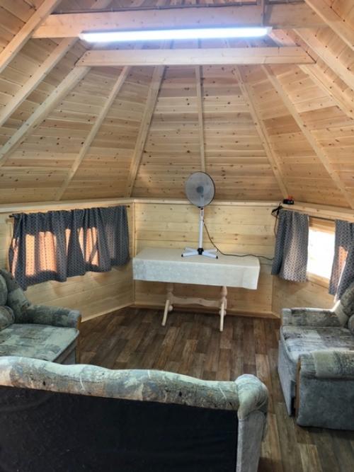 Наш небольшой дачный купольный дом - интерьер. 01