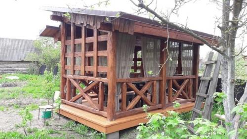 Дачная беседка своими руками. 02