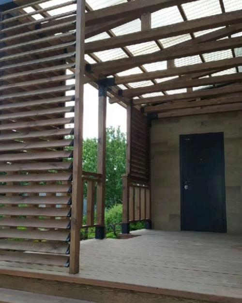 Пристройка к дачному домику. 02