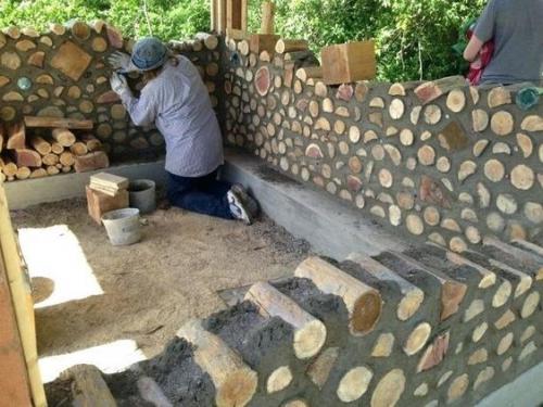 Беседка в технике глиночурка. 03