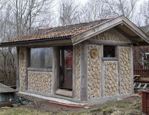 Беседка в технике глиночурка. 01