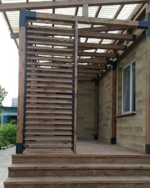 Пристройка к дачному домику. 01