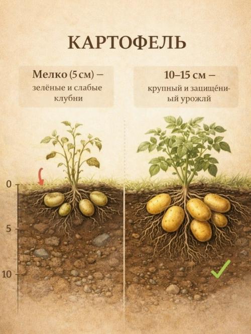 Глубина посадки - это тот невидимый фактор, который решает, будет у тебя скромный результат или по-настоящему мощный урожай. 03