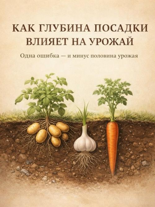 Глубина посадки - это тот невидимый фактор, который решает, будет у тебя скромный результат или по-настоящему мощный урожай.
