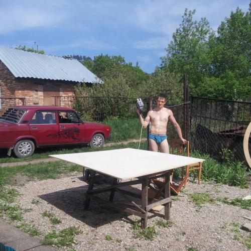 По просьбе жены сотворил шезлонг - качели. 01