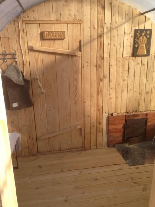 Наша баня.  Пользуемся давно - ничего не заплесневело, не сгнило. 07