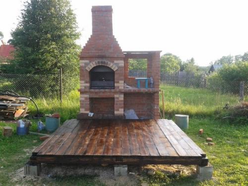 Беседка и мангал - барбекю. 04