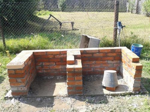 Беседка и мангал - барбекю.