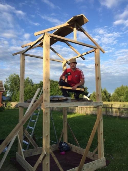 Дочурок своих порадовал, а то на дачу ездить не хотели, а теперь с радостью. 01