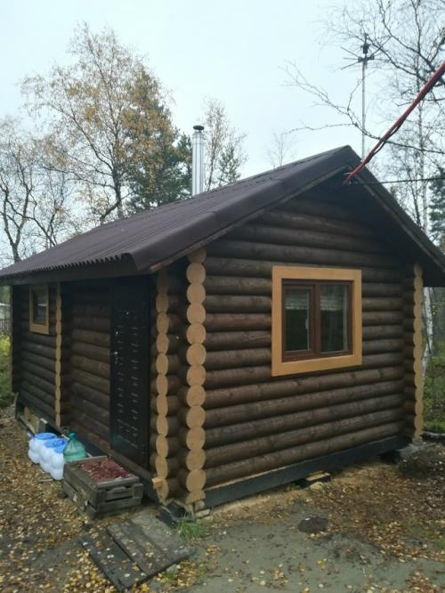 Отличная банька на крайнем севере.
