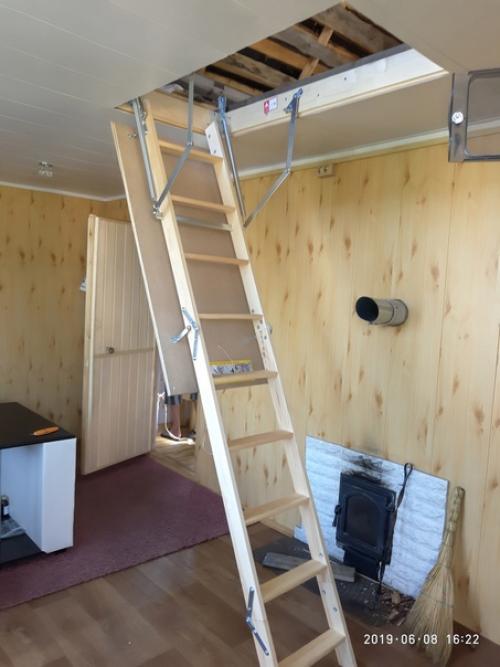 Наша банька с пространством для отдыха и жилой мансардой. 06