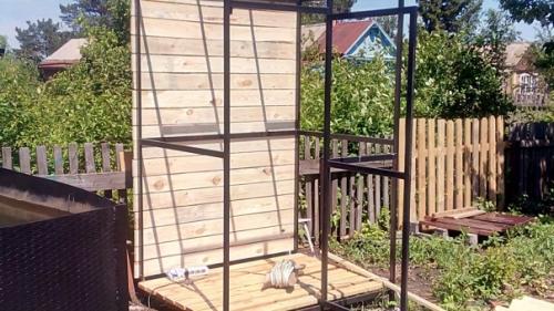 Дачный душ на летнее время. 02