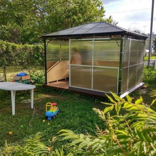 Как строили беседку на даче. 06