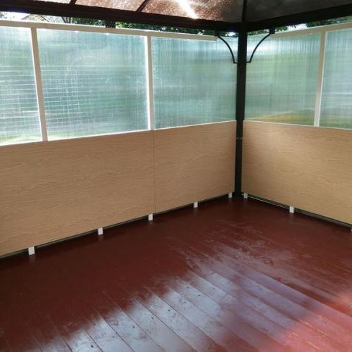 Как строили беседку на даче. 05